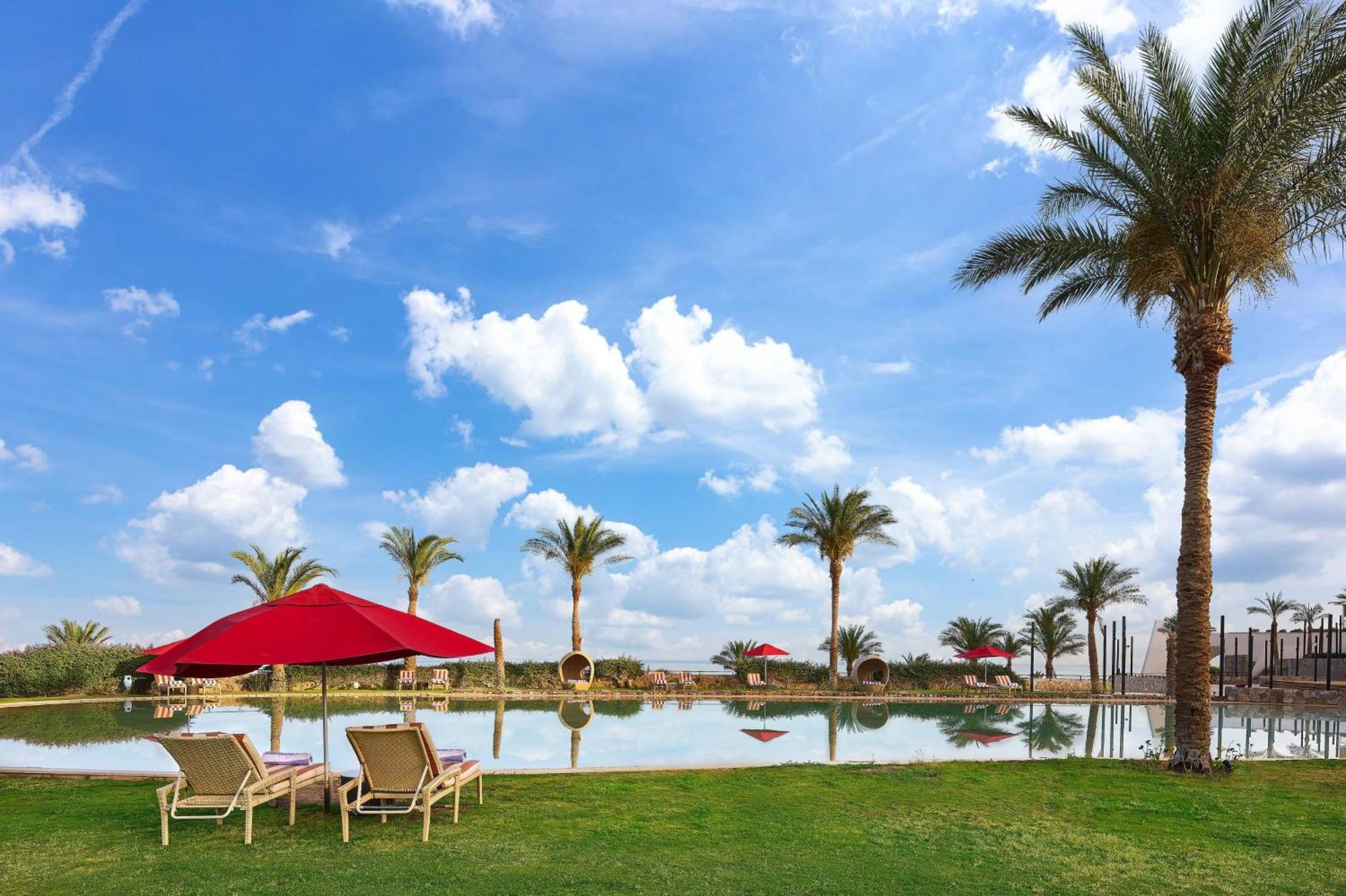 Retac Qunay Dahab Resort & Spa Dış mekan fotoğraf View of the community's lagoon